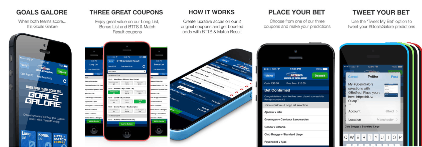 Betfred Goals Galore Mobile App