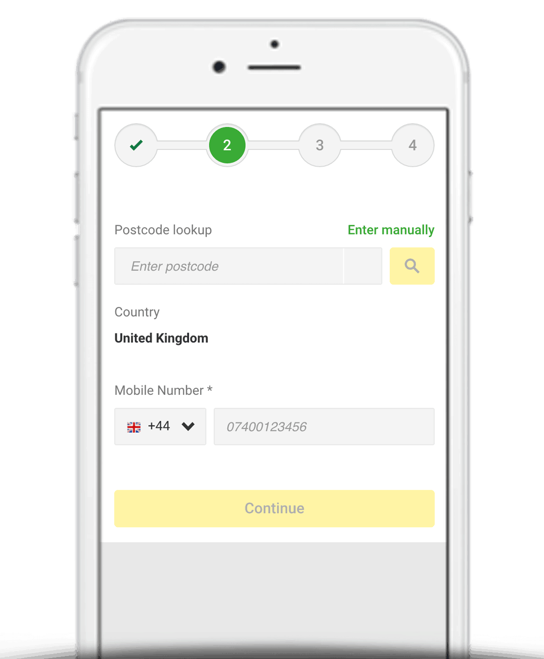 Guide To Unibet's Registration Process Step 2
