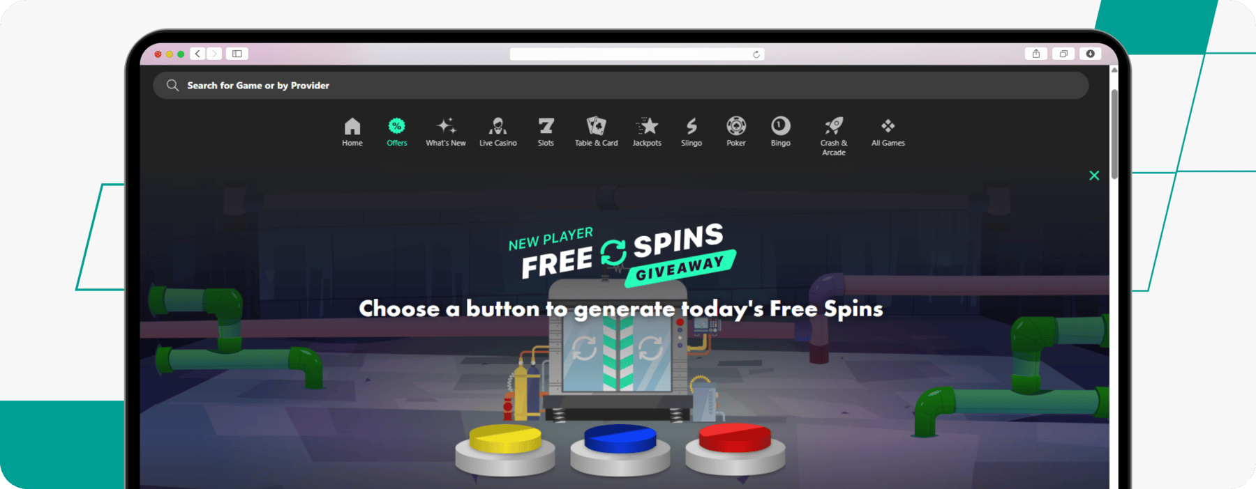 Free Spins offer on bet365