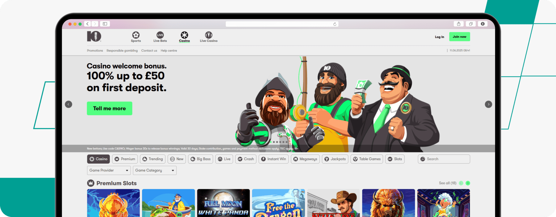 10bet casino offer desktop