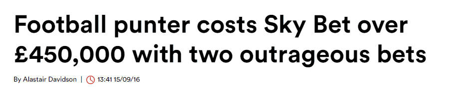 Sky Bet news headline