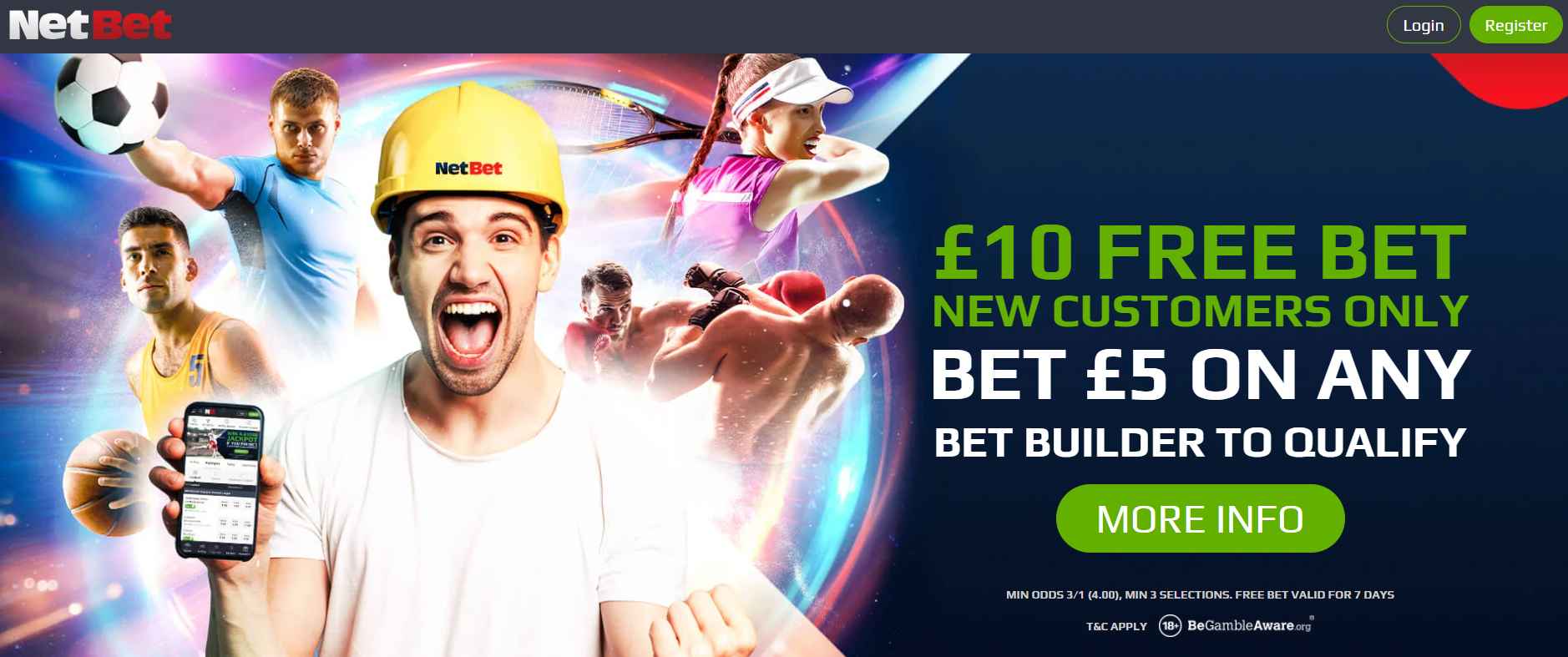 netbet welcome offer screenshot