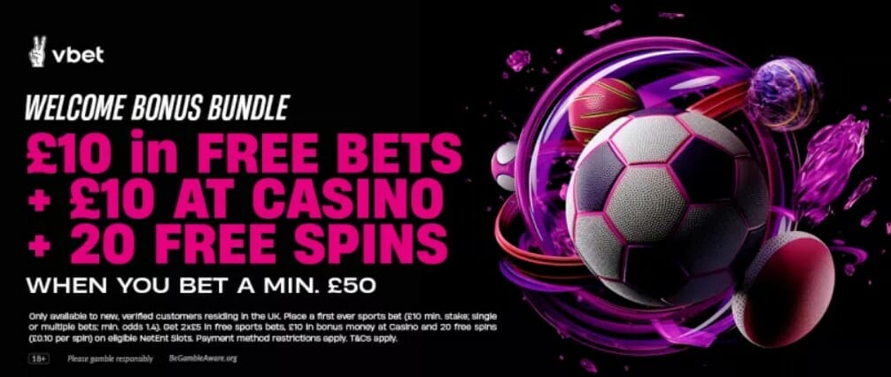 Vbet Welcome Bonus Bundle Screenshot