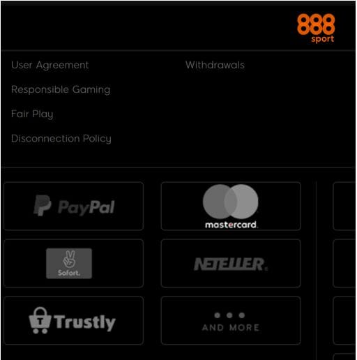 888Sport Offering Trustly