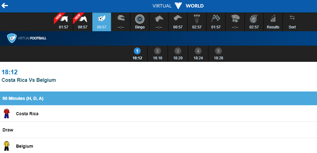 Betfred - Virtual Betting 