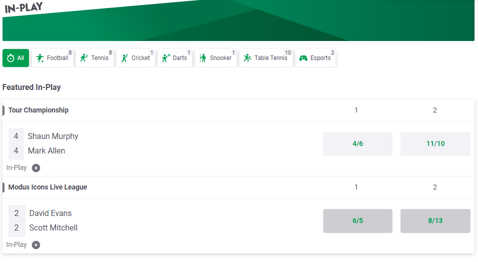 live betting sites