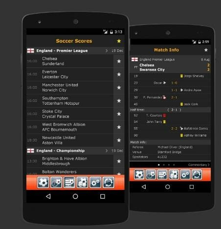 Football Live Scores - Microsoft Apps