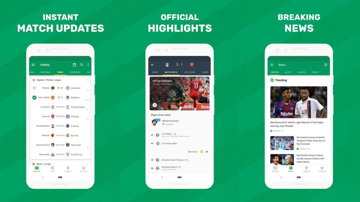 Football Live Scores - Microsoft Apps