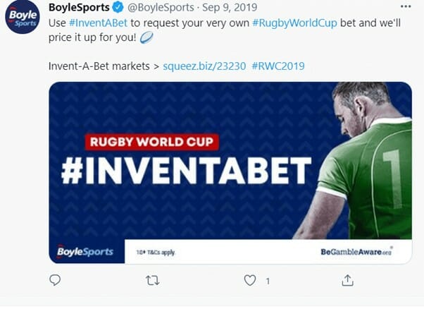 BoyleSport #InventABet Screenshot