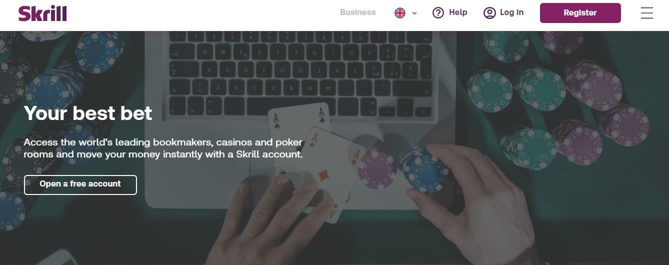 how to set up an account on Skrill