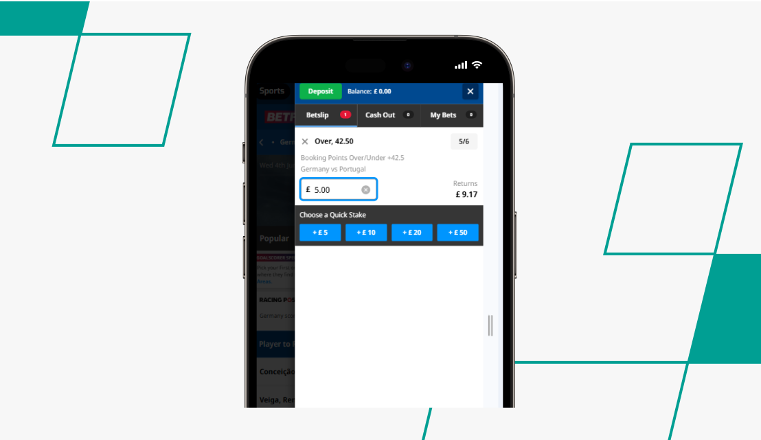 Over Under betting on betfred