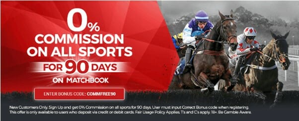 Matchbook Welcome Offer Screenshot