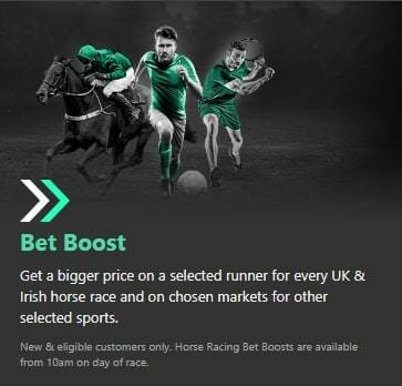 bet365 Bet Boost Screenshot