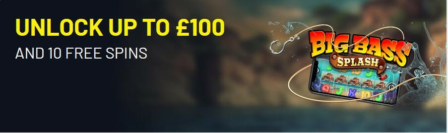 Bet UK casino welcome offer screenshot