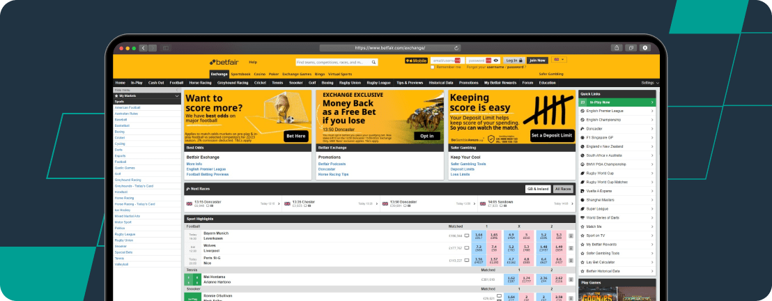 betting exchange sites