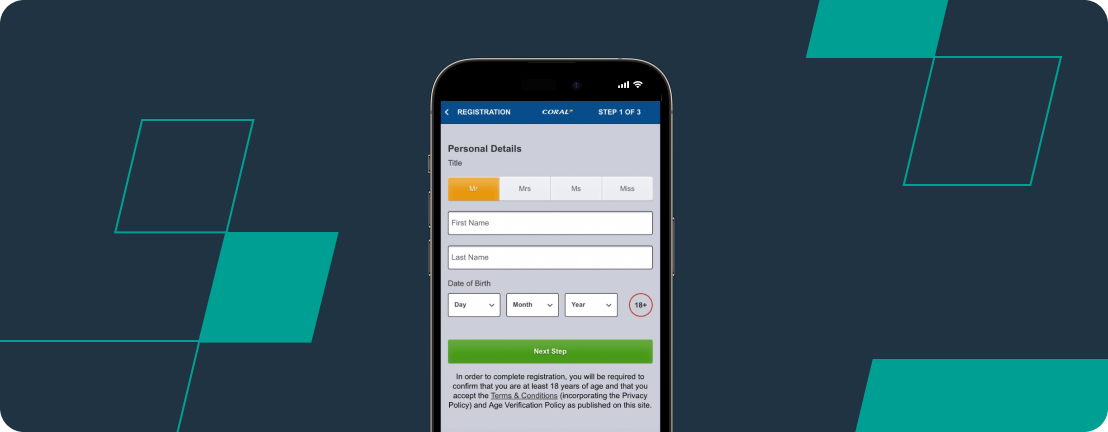 Coral Registration Screenshot