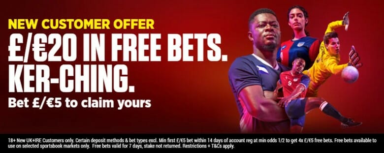 Ladbrokes welcome offer screenshot