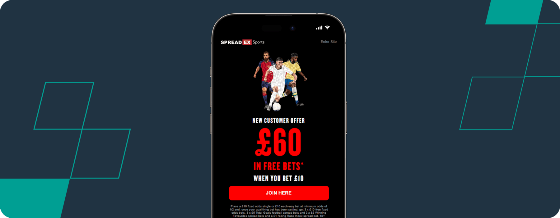 spreadex app screenshot