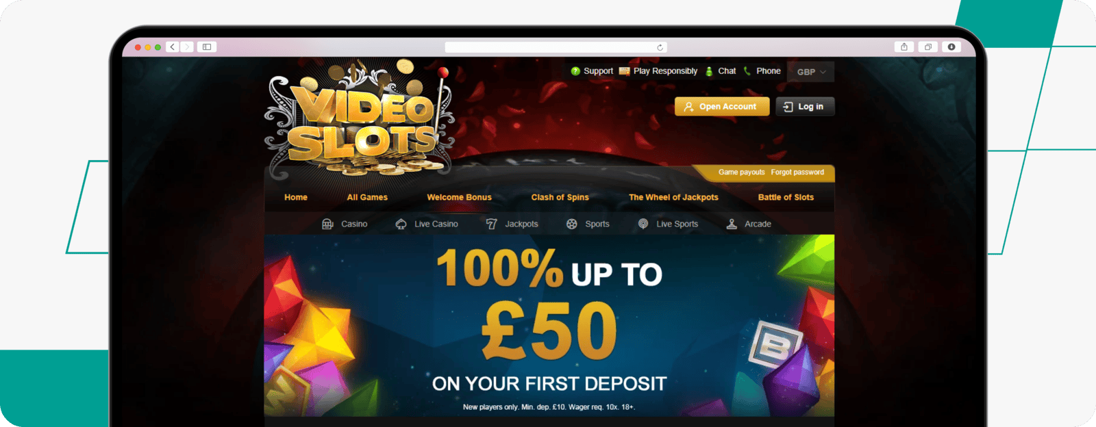 Videoslots welcome offer