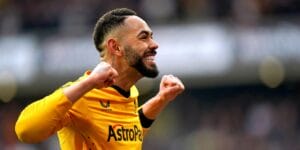 Matheus Cunha celebrating score
