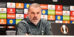 Tottenham coach Ange Postecoglou