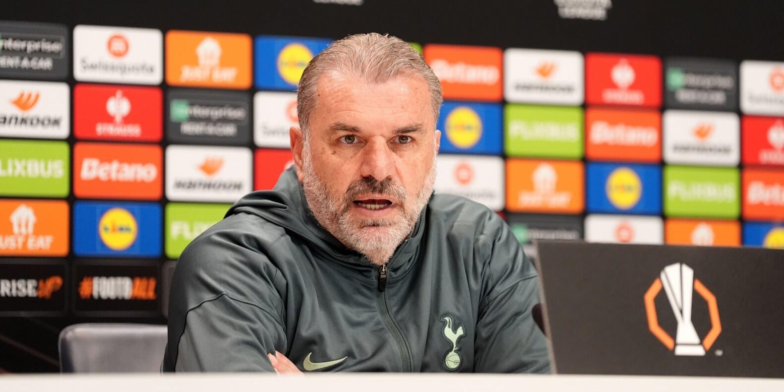 Tottenham coach Ange Postecoglou