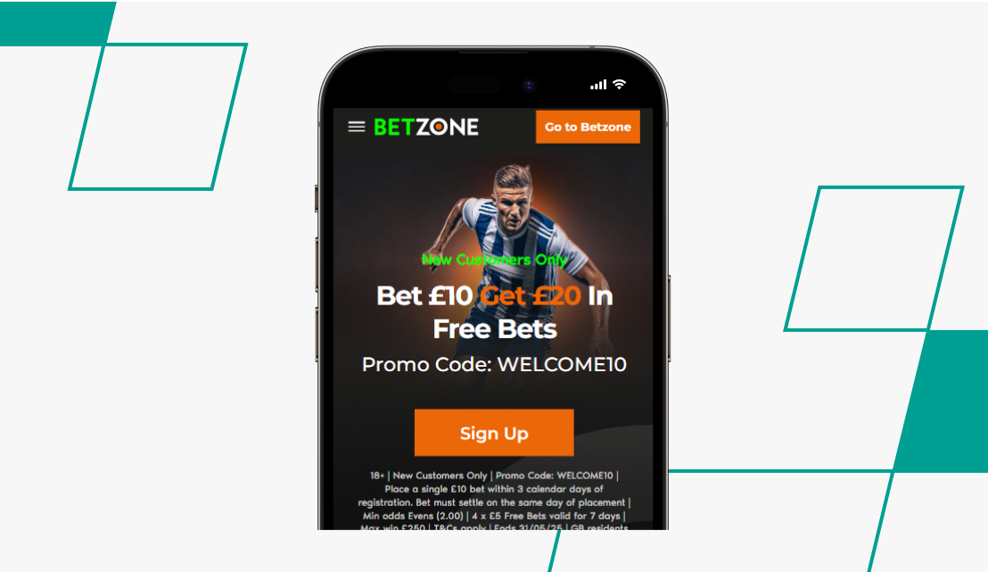 Betzone Welcome offer