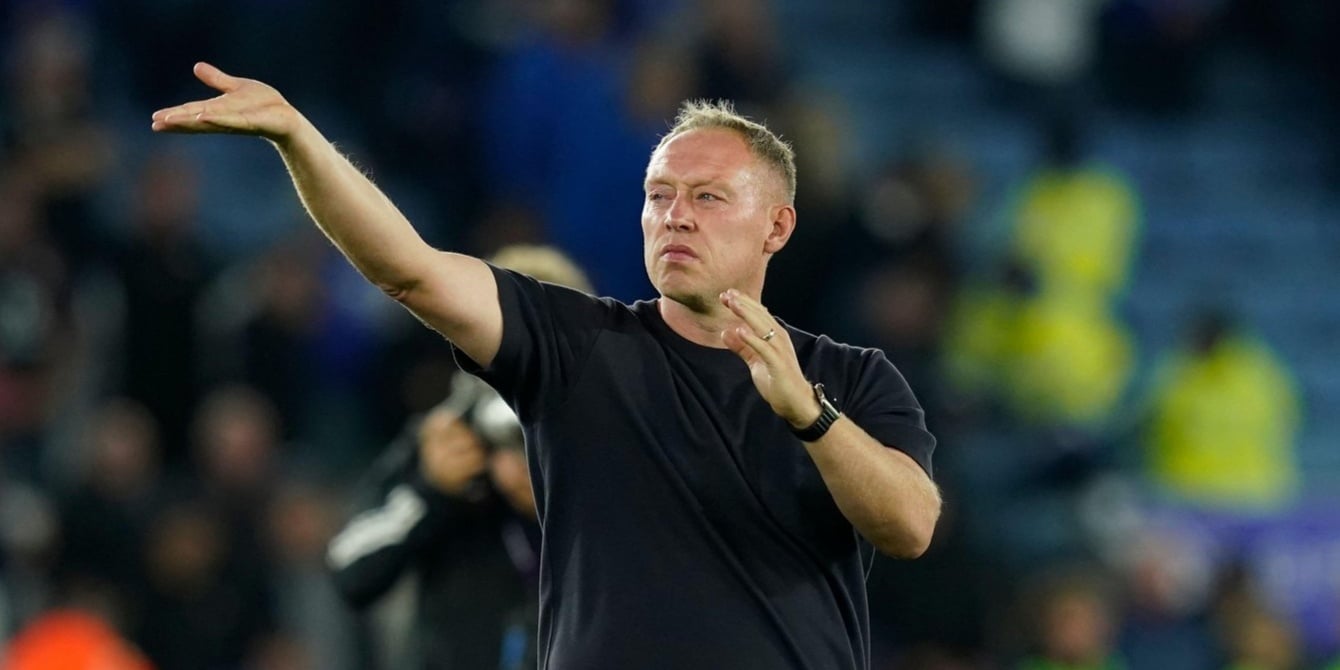 Steve Cooper during his time at Leicester City
