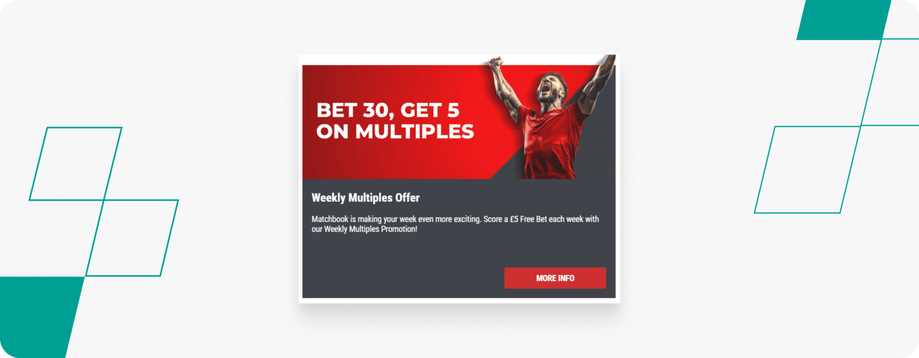 screenshot of matchbook's multiples offer