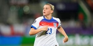 Alessia Russo Sprints During a UEFA Womens Euro 2025 Group D Match Against Switzerland.