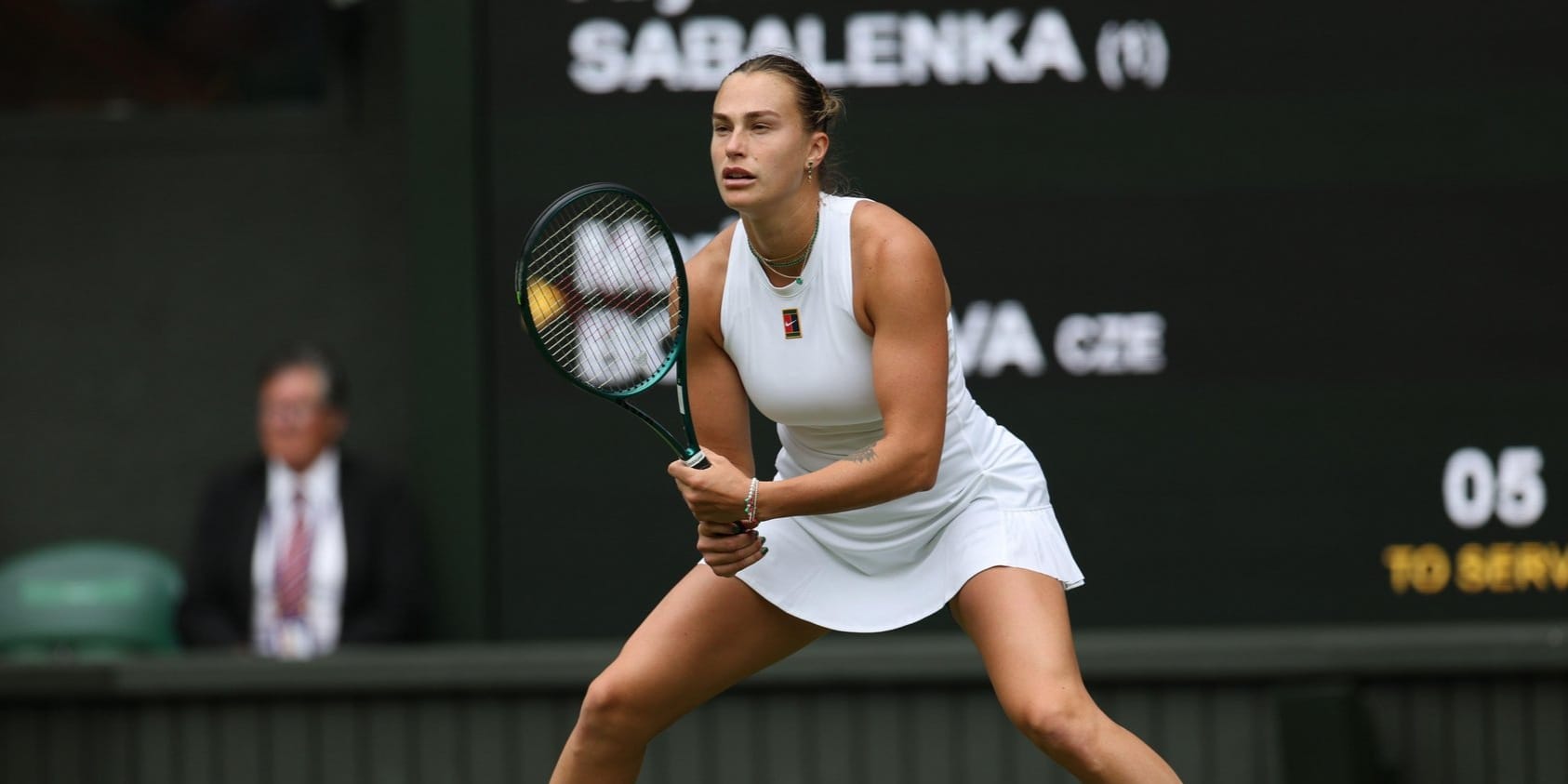Aryna Sabalenka at WTA Wimbledon 2025