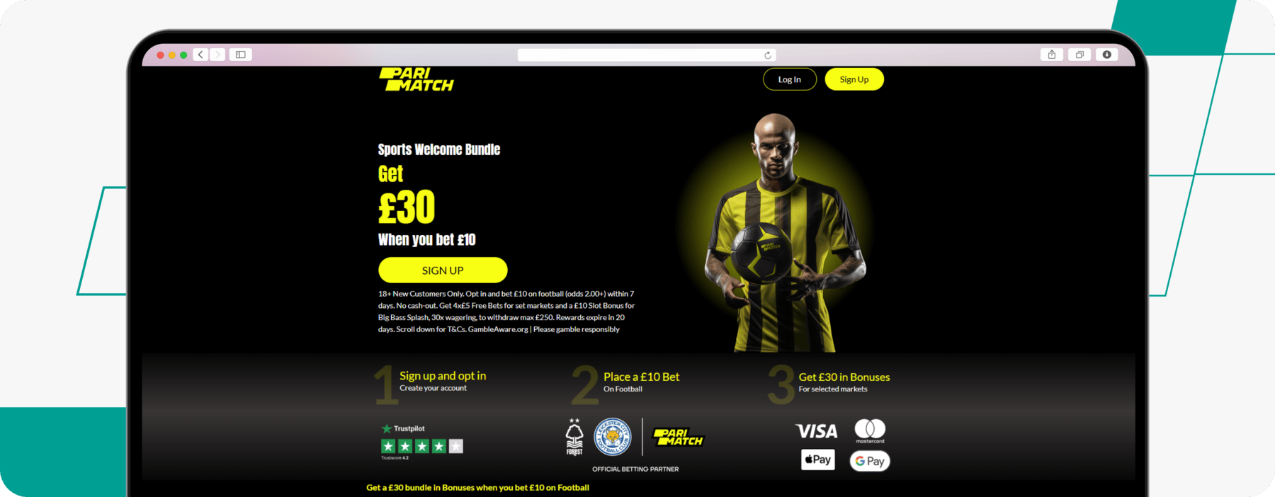 Sports Welcome Offer on Parimatch Website