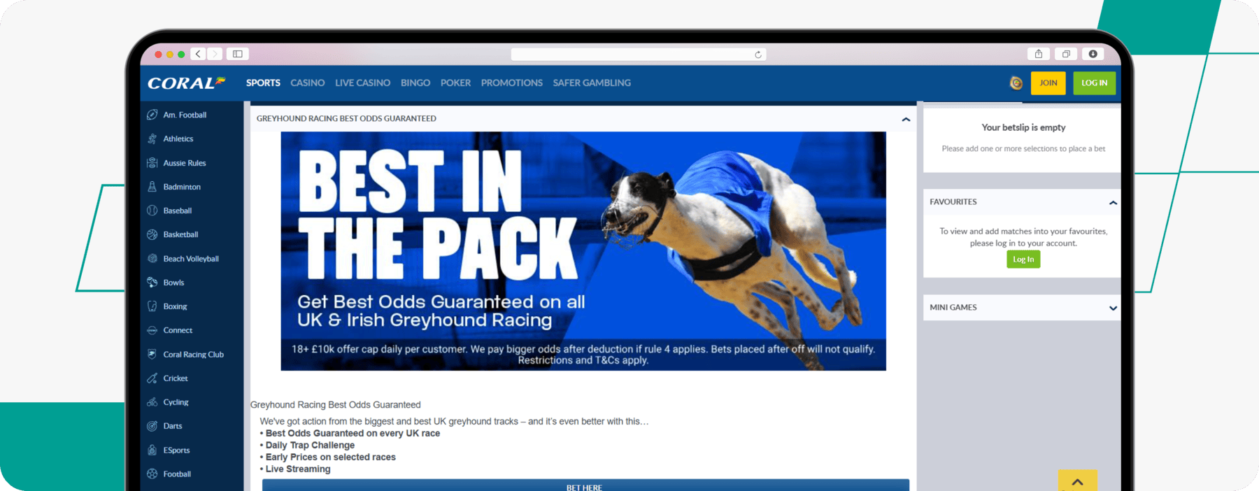Best in the pack coral greyhounds offer on website