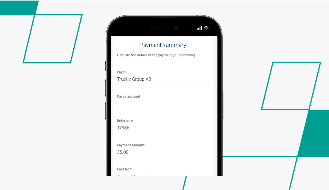 Payment summary during deposit process on bet365