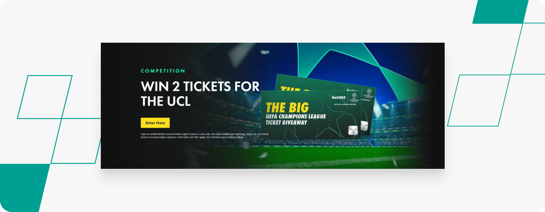 bet365 UCL offer