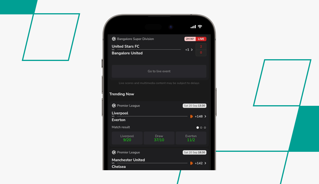 screenshot of betzone options to claim bonus