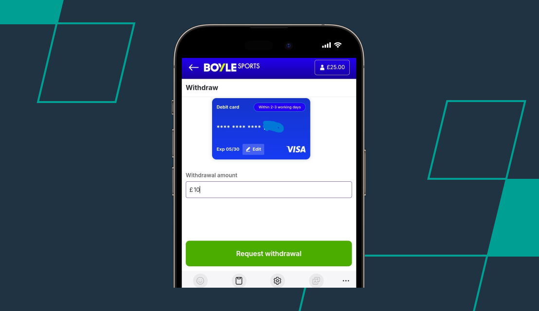 screenshot of boylesports withdrawal step 3