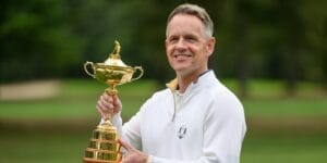 Luke Donald holding the Ryder Cup - Latest Ryder Cup Tips and Predictions