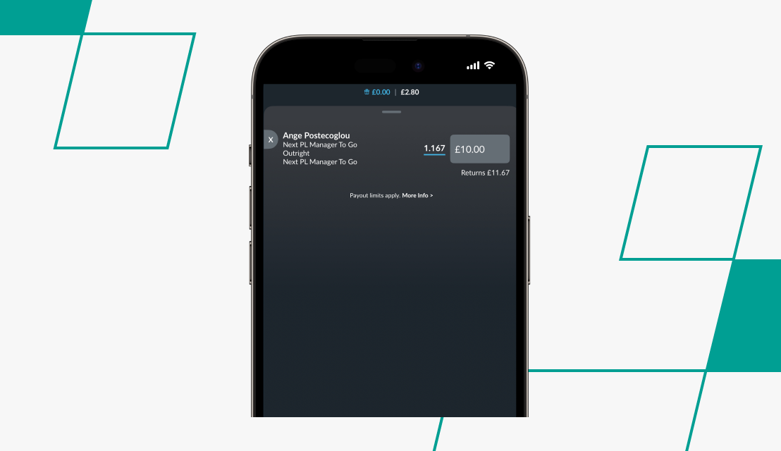 Betvictor App Placing Bet