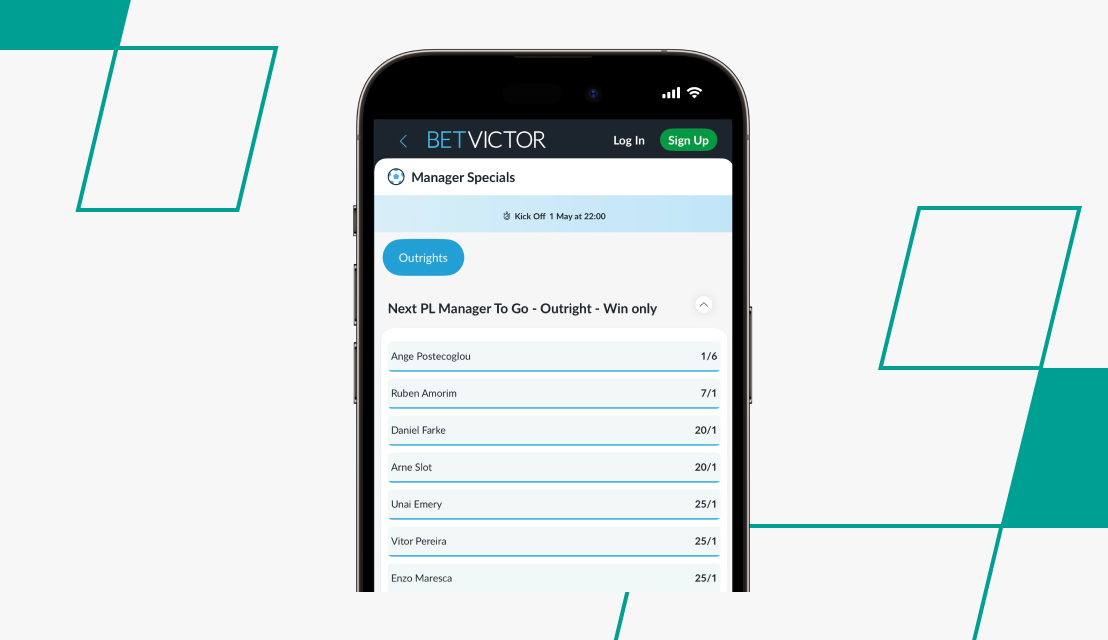 Betvictor Football Manager Specials