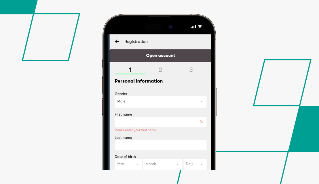 10bet Casino Account Registration 1st step