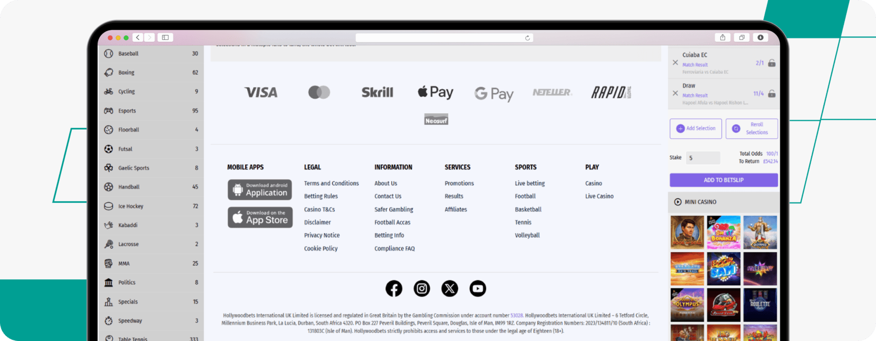 Hollywoodbets Security Statement