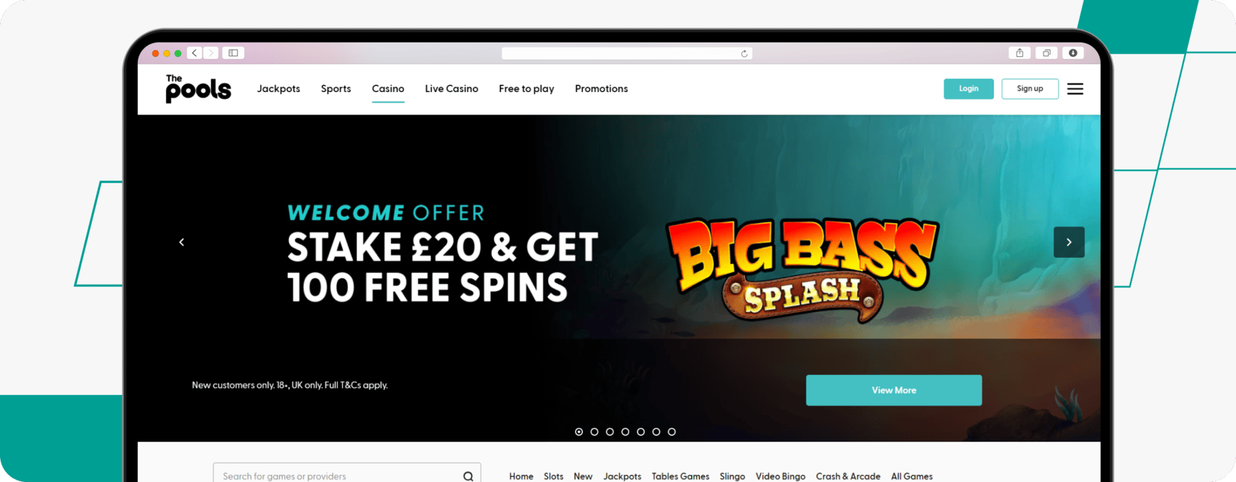 ThePools Casino Screen