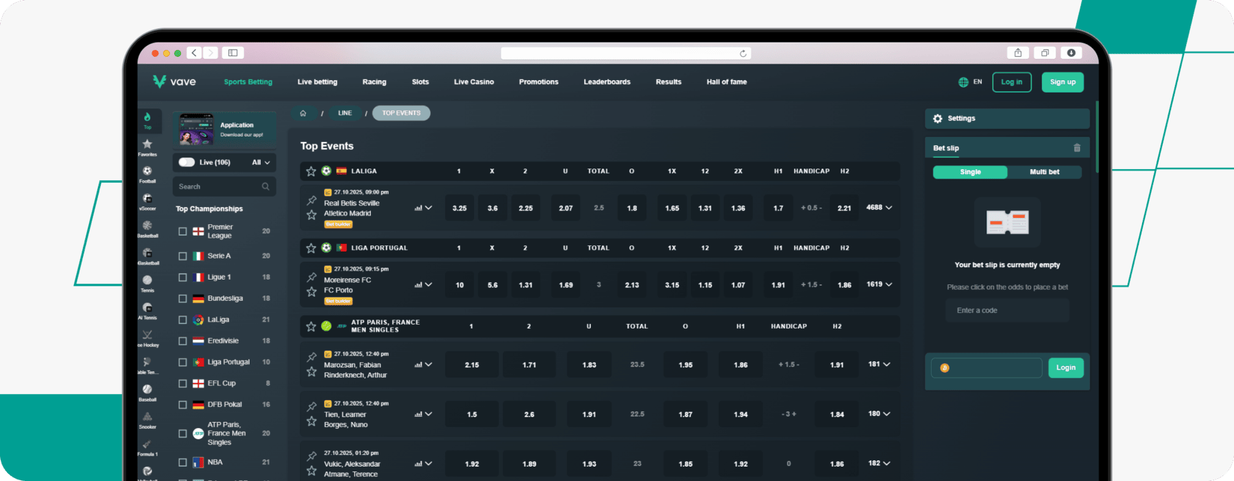 Vave top events market