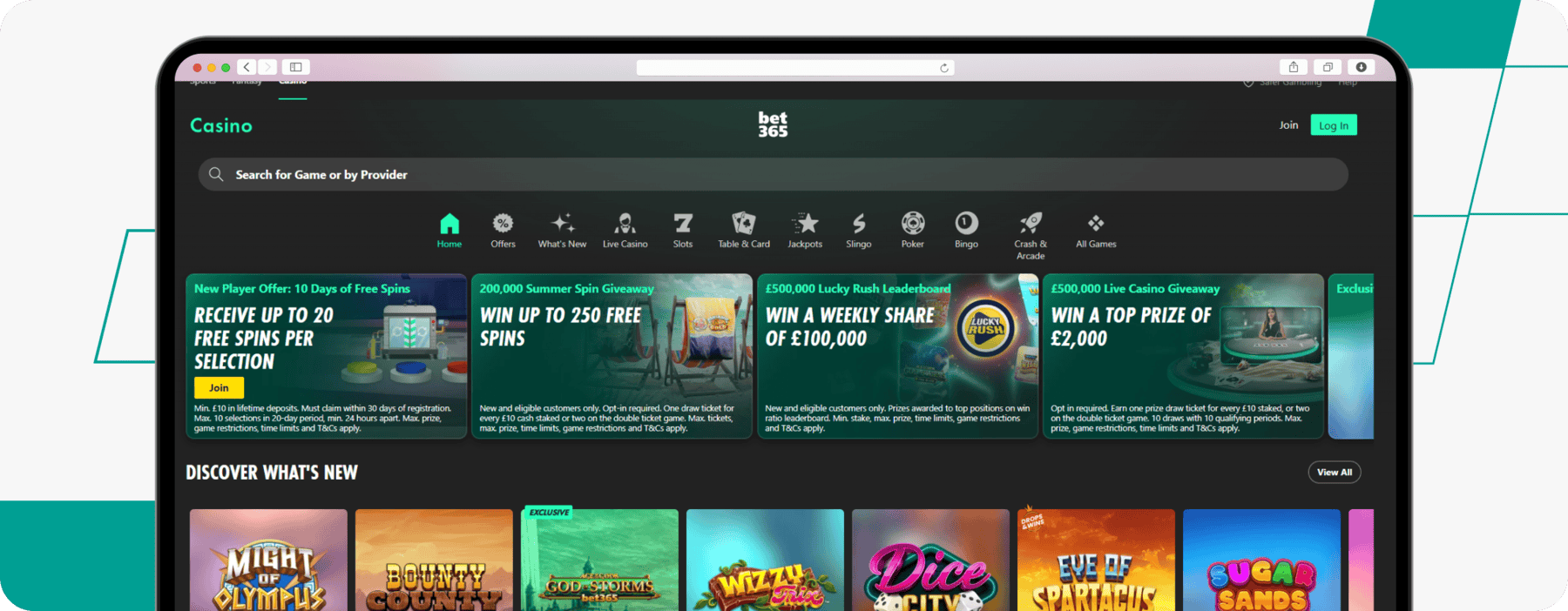 bet365 Casino Market