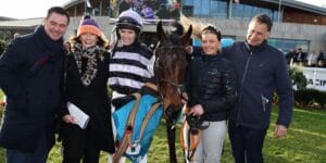 July Flower with Trainer Henry De Bromhead.