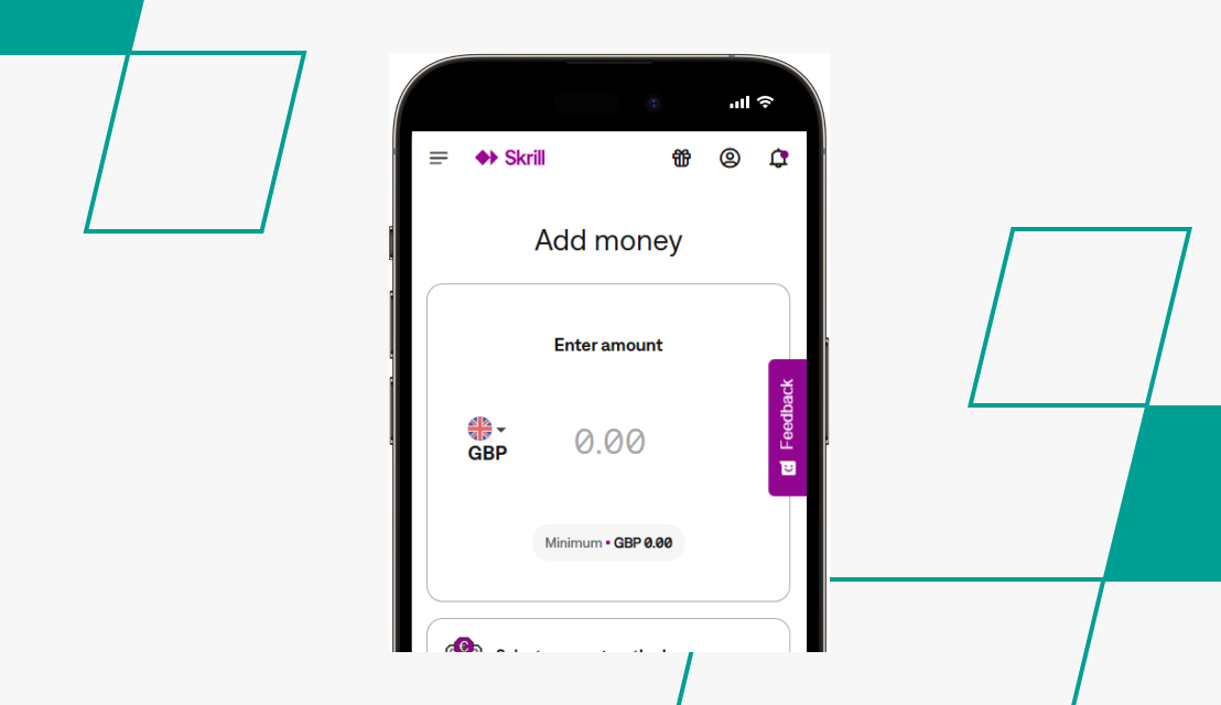 Skrill Deposit Process Part One
