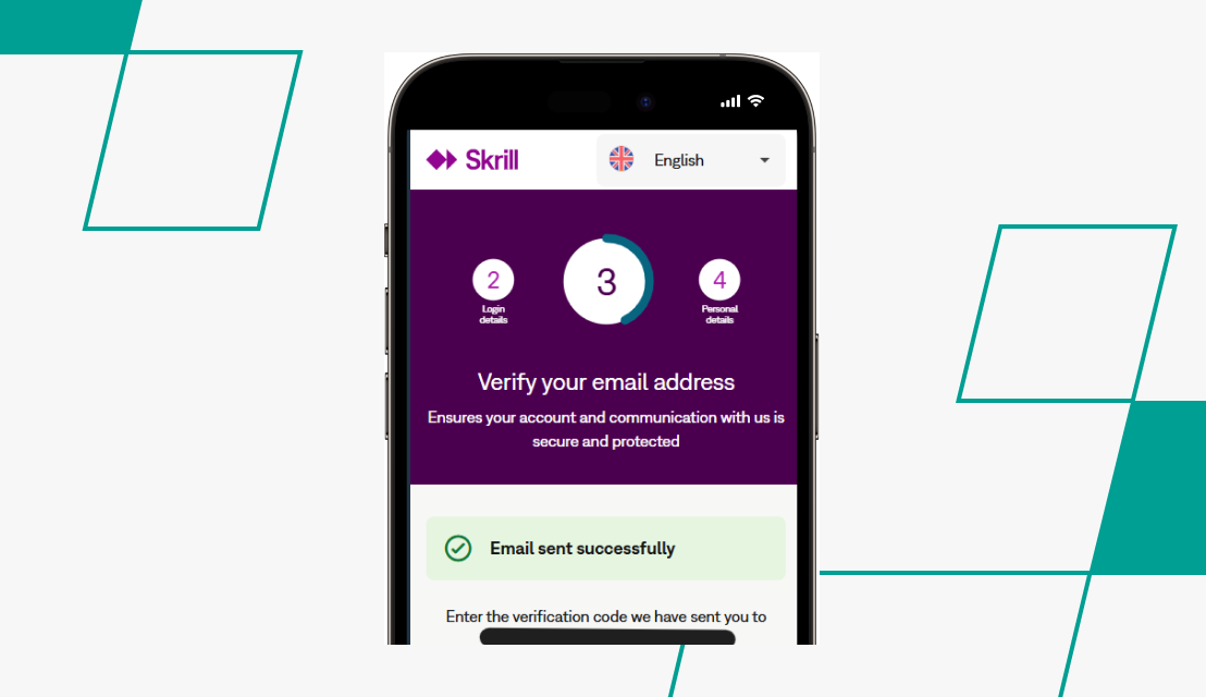 Skrill Registration Process Part Four