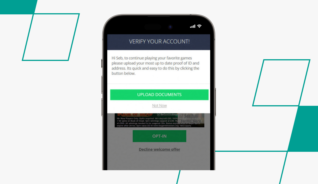 screenshot of alfobet registration step 4