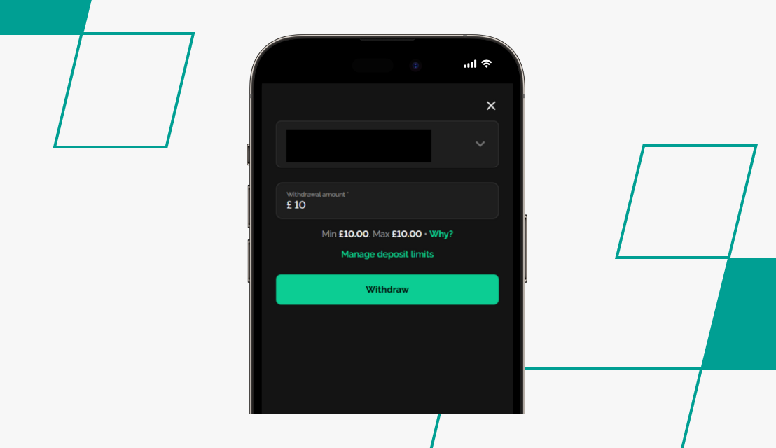 screenshot of boku withdrawal process step 3